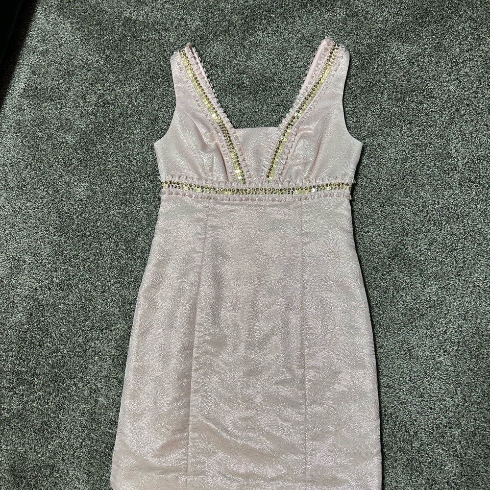 Lilly Pulitzer Light Pink Backless Dress